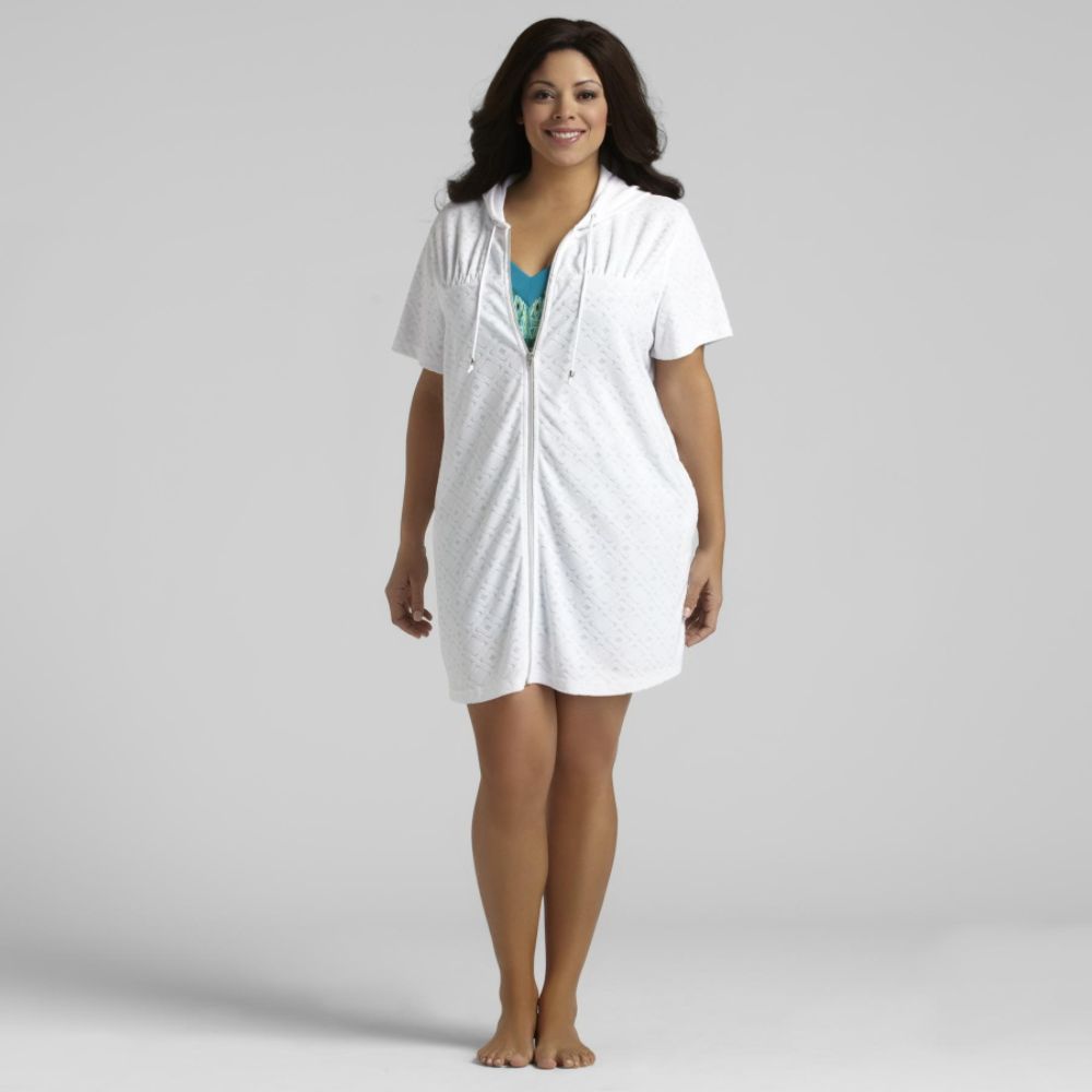 Jaclyn Smith Women's Hooded Swim Cover-up at Kmart.com