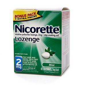 Nicorette 2 mg Nicotine Lozenges Bonus Pack, Mint, 81 ct. at Kmart.com