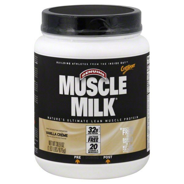 Muscle Milk Vanilla Creme, 30.9 oz (1.93 lbs) 875 g at Kmart.com