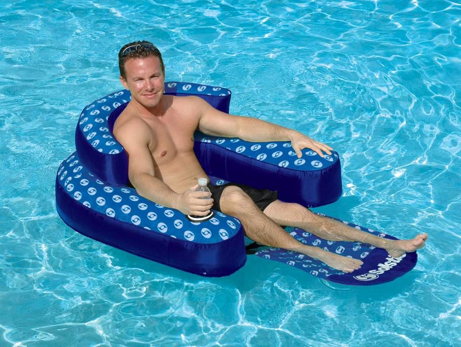 Pool Floats,Toys Games  Swimline Nylon Convertible Lounge Pool Inflatable