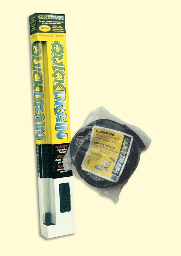BACKYARD INNOVATIONS Quick Drain Spa Drain 24 ft Extension Hose Kit