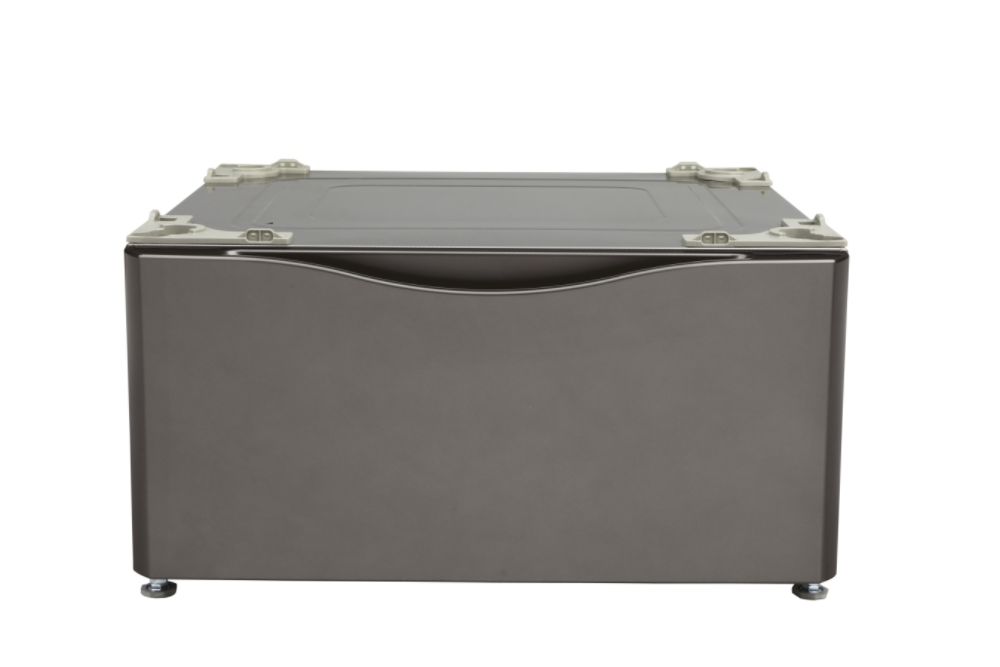 Kenmore 13.7 in. Laundry Pedestal w/ Storage Drawer, Stainless Look at Sears.com