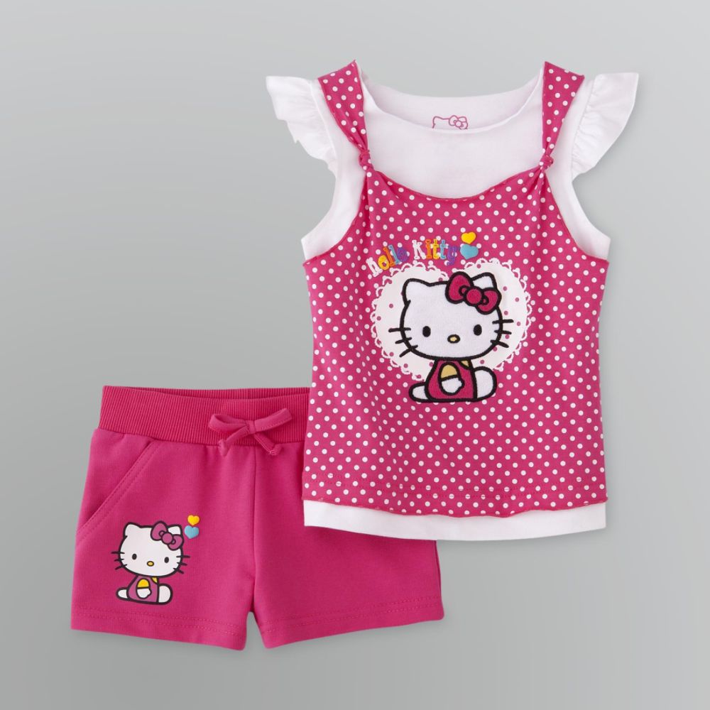 Hello Kitty Infant & Toddler Girl's Ruffled Top & Shorts Set at Sears.com