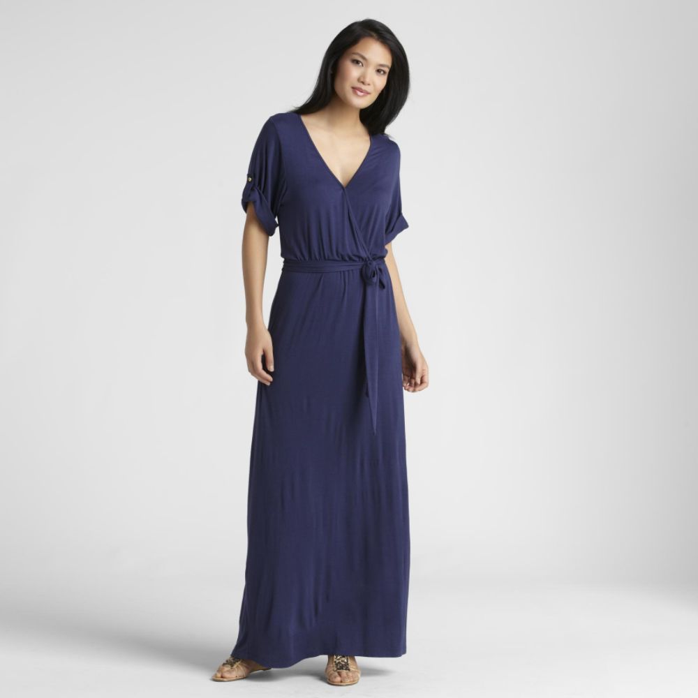 Jaclyn Smith Women's Surplice Maxi Dress at Kmart.com