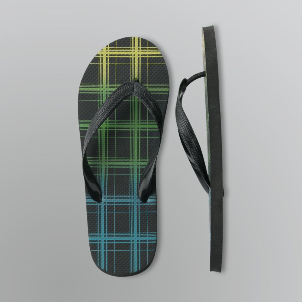 Trader Bay Men's Plaid Flip-Flops at Sears.com