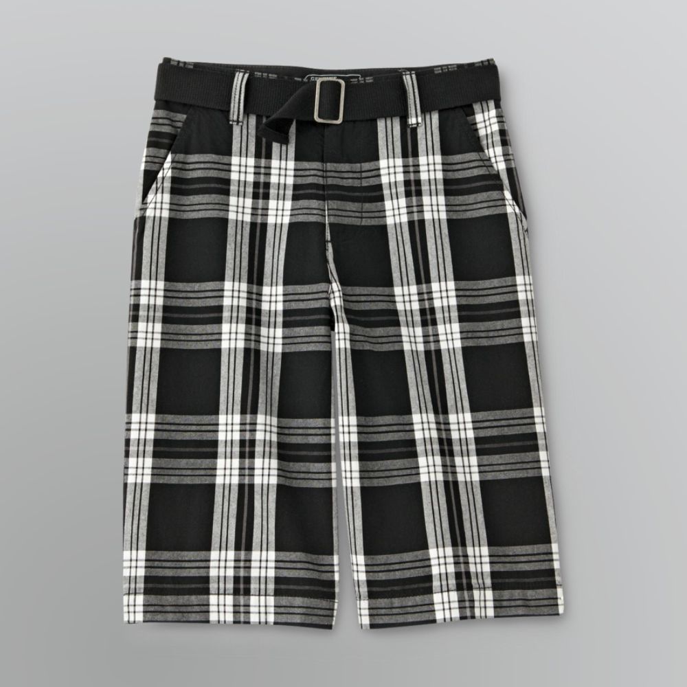 Genuine Dickies Boy's Belted Plaid Shorts at Kmart.com