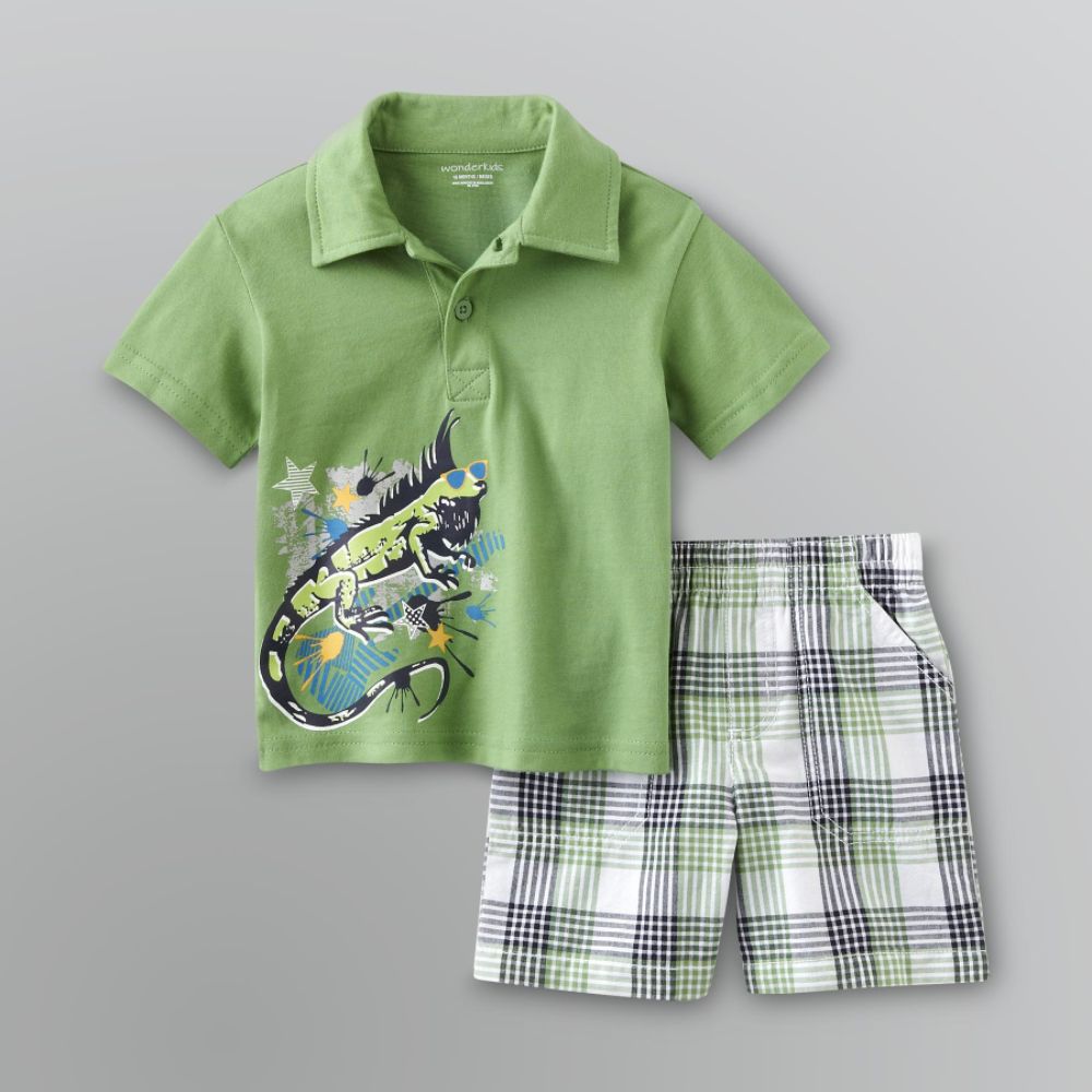 WonderKids Infant and Toddler Boy's Polo Shirt and Shorts Set at Kmart.com