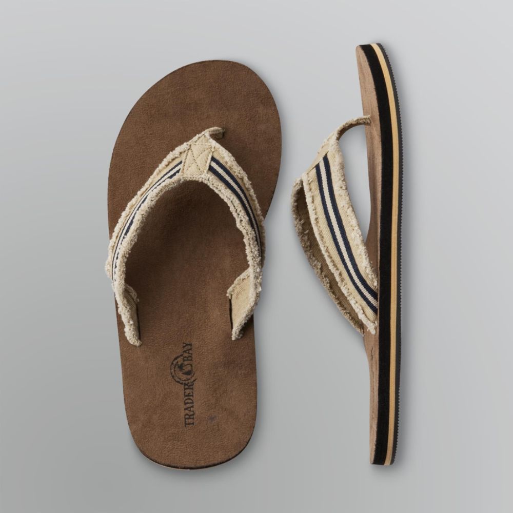 Trader Bay Men's Frayed Flip-Flops at Sears.com