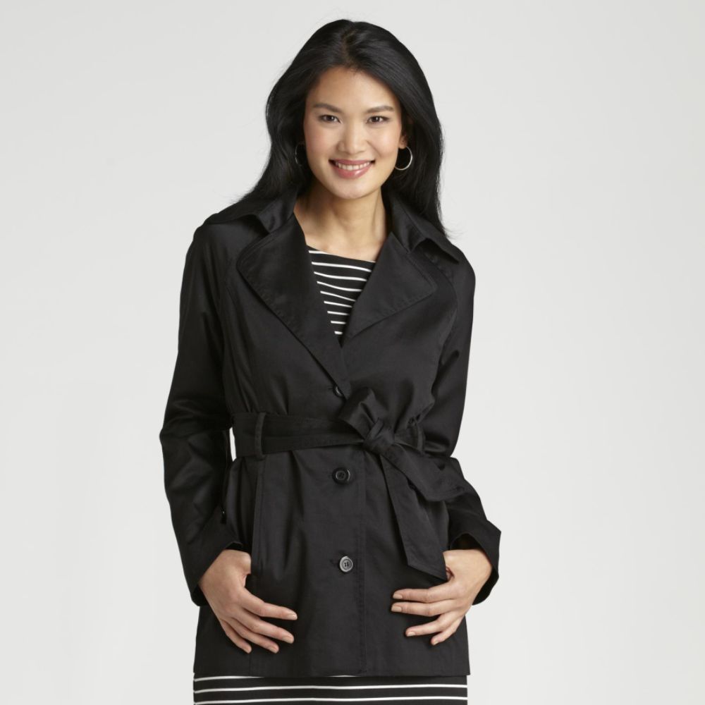 Jaclyn Smith Women's Trench Jacket - Solid at Kmart.com