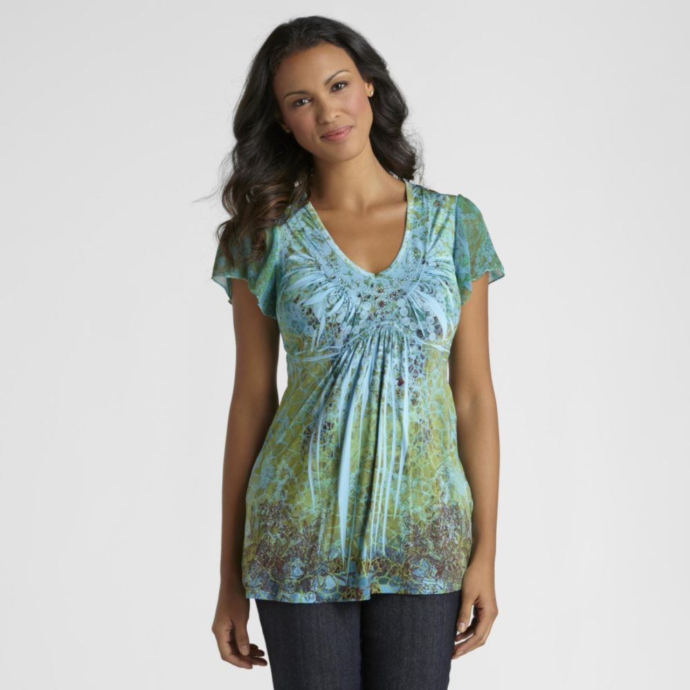 Covington Women's Lace Back Sublimation Top at Sears.com