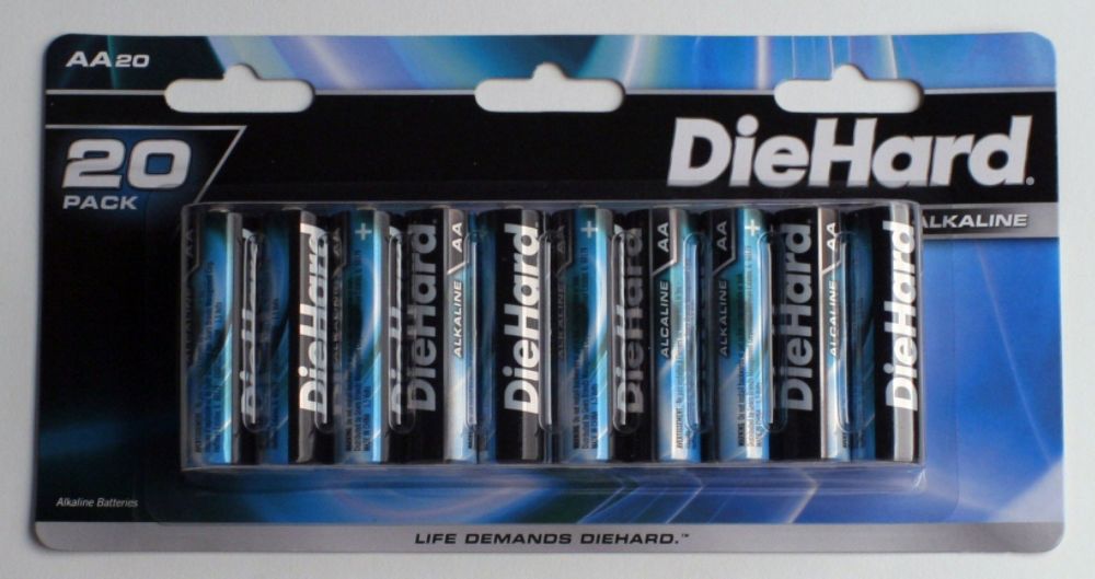 20 pack AA size Alkaline battery