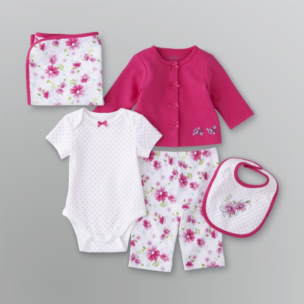 Welcome to the World Infant Girl's Floral Layette - 5 pc at Kmart.com