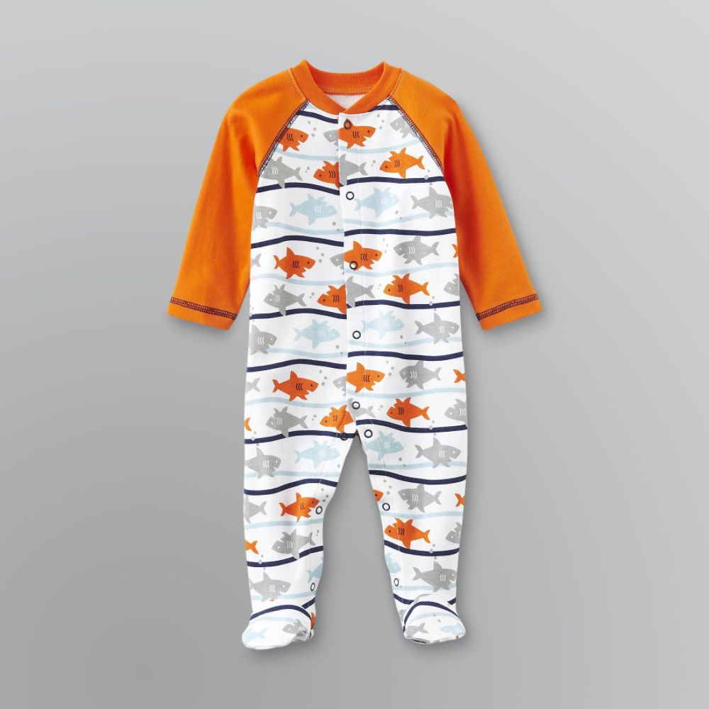 Little Wonders Infant Boy's Long-Sleeve Coverall - Sharks at Sears.com