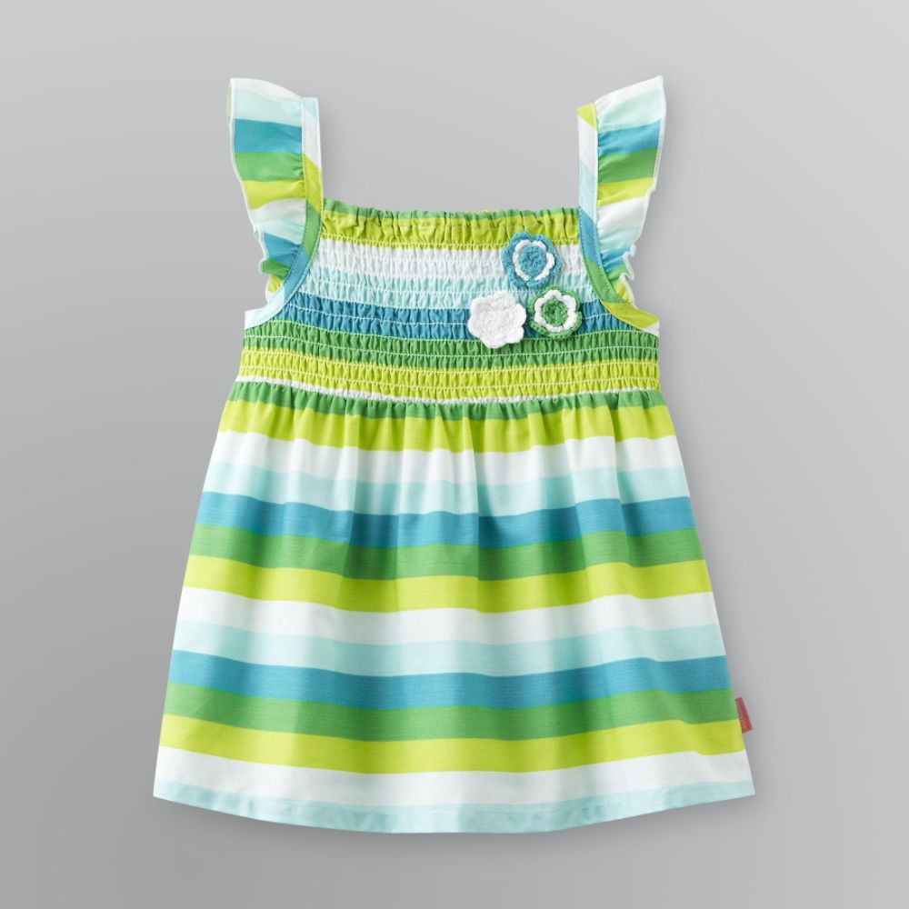 Miniville Toddler Girl's Babydoll Smocked Top