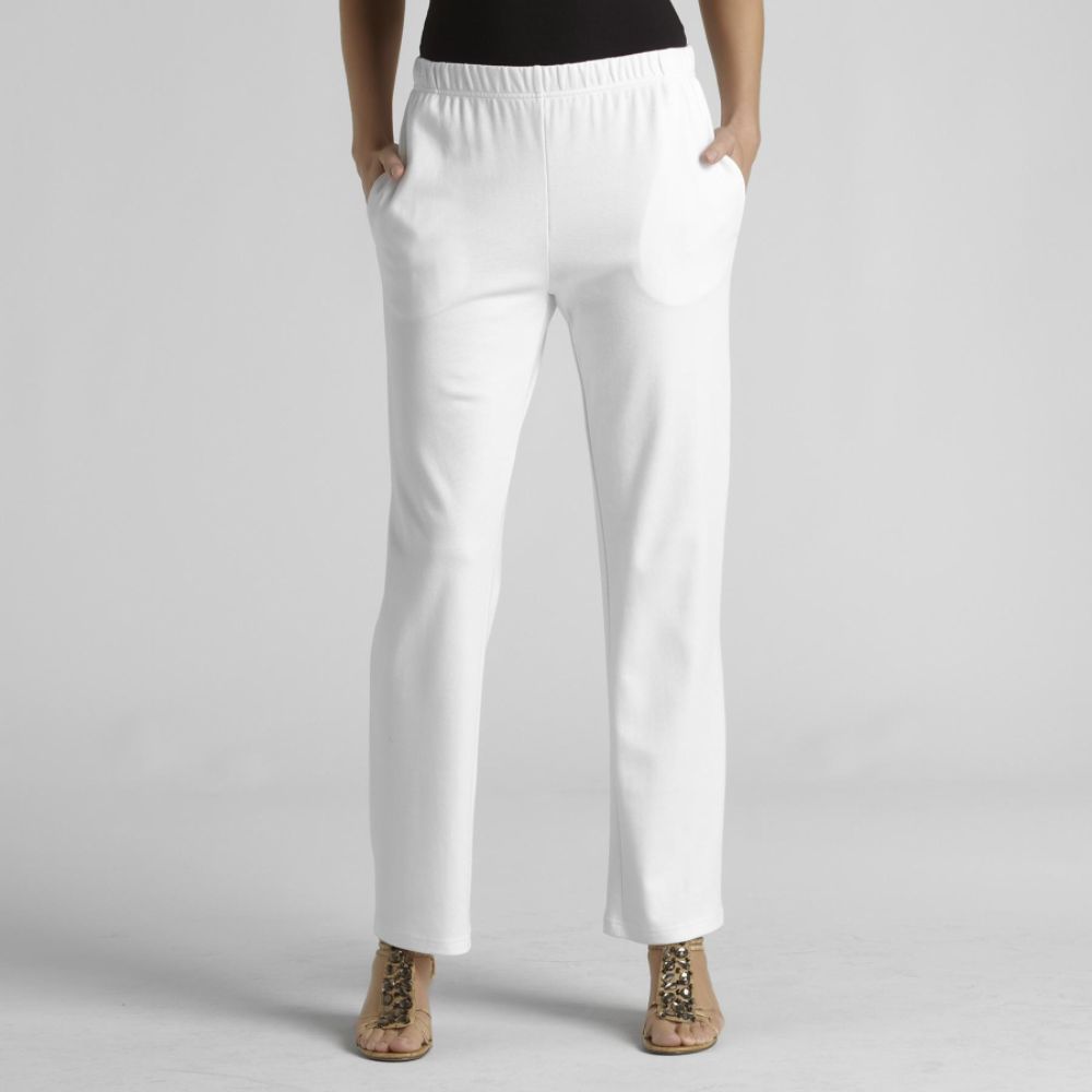 Basic Editions Women's Knit Pull-On Pants at Kmart.com