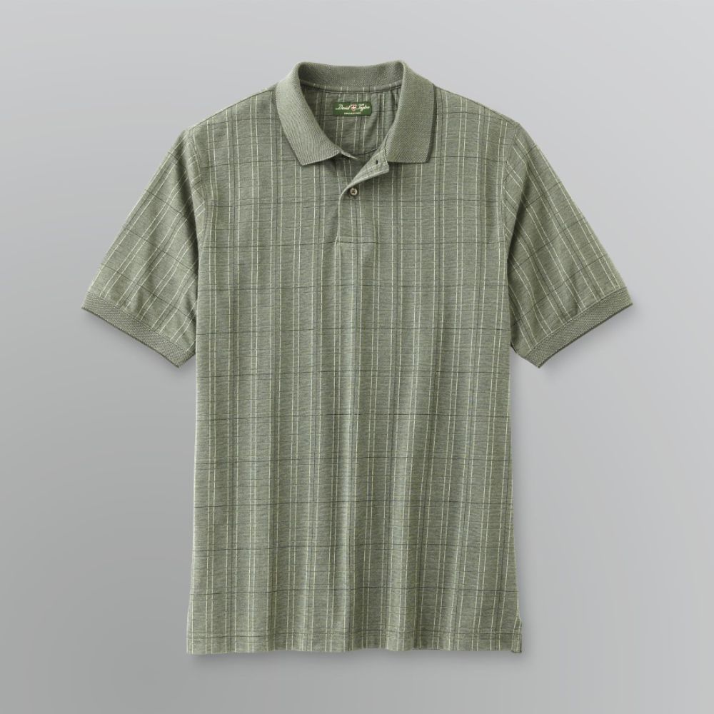 David Taylor Men's Jacquard Polo Shirt at Kmart.com
