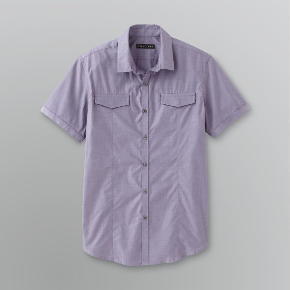 Structure Men's Iridescent Short Sleeve Utility Shirt at Sears.com