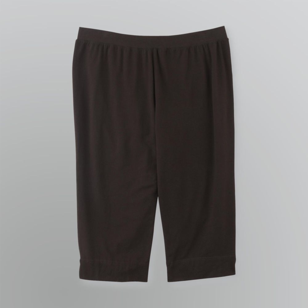 Basic Editions Women's Plus Pull-On Capri Pants at Kmart.com