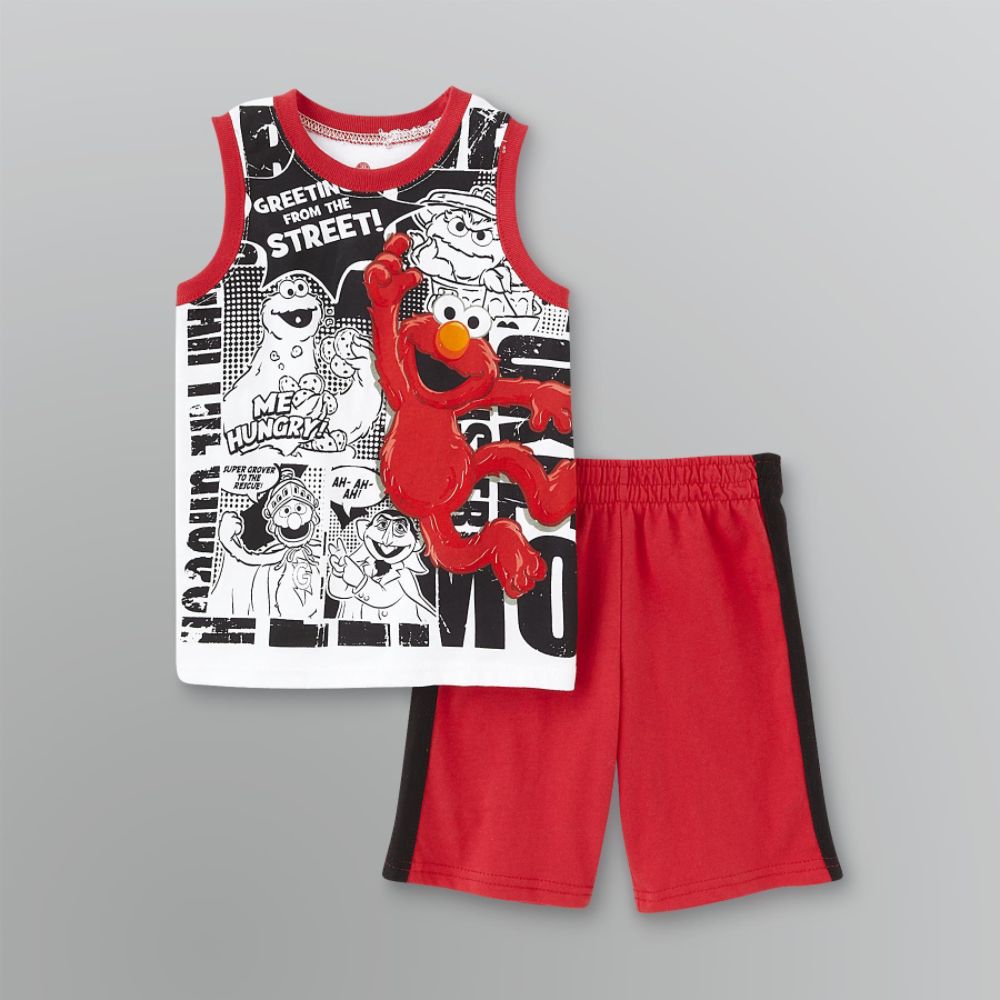 Sesame Street Toddler Boy's Tank Top and Shorts Set at Kmart.com