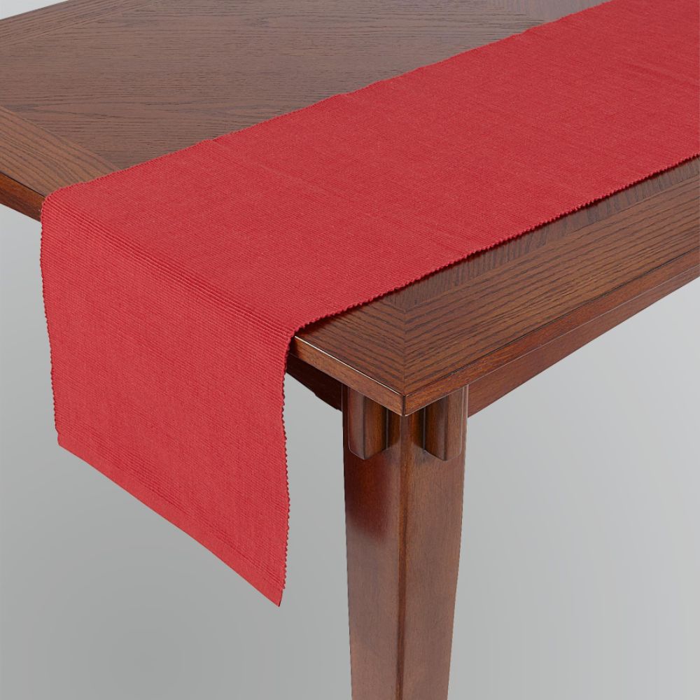 Essential Home Ribbed Red Table Runner at Kmart.com