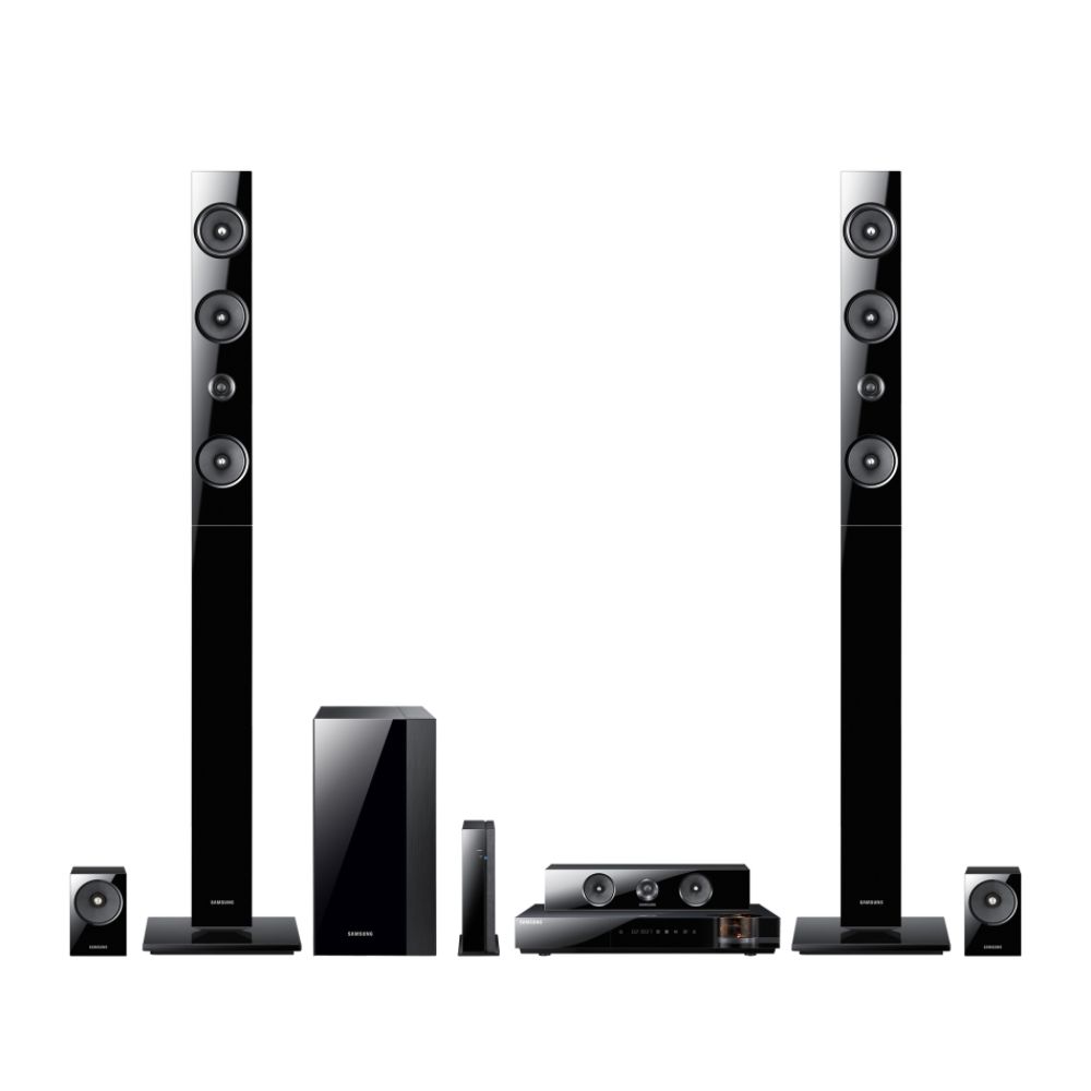Samsung 7.1 13300W Smart 3D Blu-ray Home Theater with Built in Wi-Fi and Wireless Rear Speakers-HT-E6730W at Sears.com