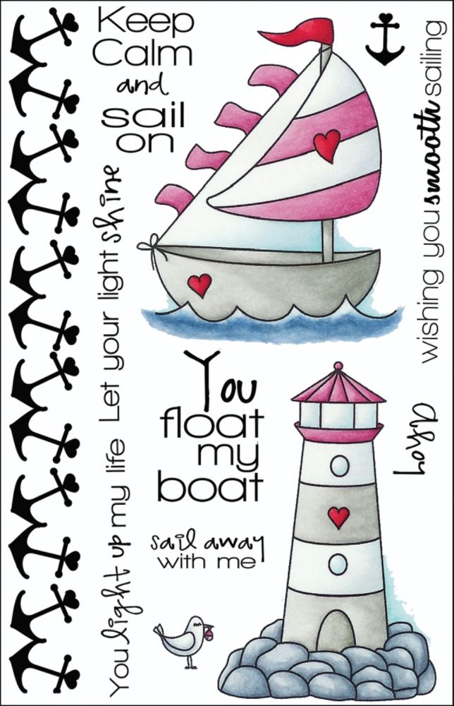 Our Craft Lounge Clear Valentine Stamp Set-Smooth Sailing at Kmart.com
