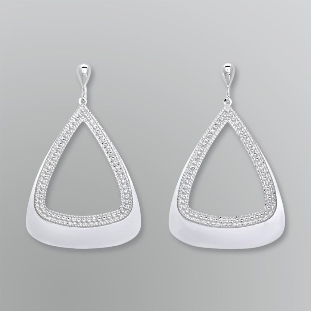 Jaclyn Smith Women's Cutout Teardrop Clip Earrings at Sears.com