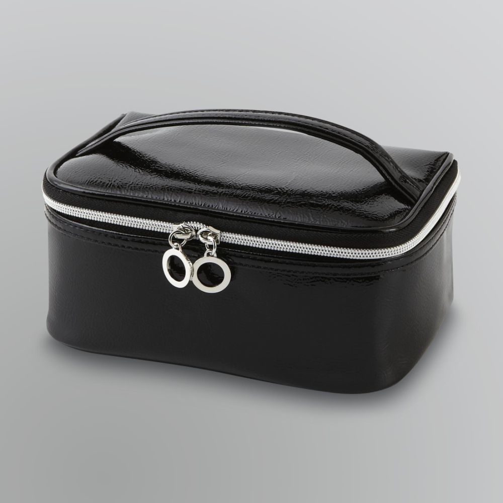 Allegro Cosmetic Bag Patent Train Case Black at Sears.com