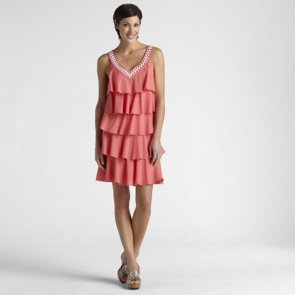 S. L. Fashions Women's Sleeveless Tier Dress at Sears.com