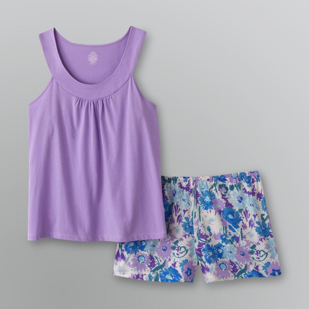 Pink K Women's Tank Top and Shorts Sleepwear Set at Kmart.com
