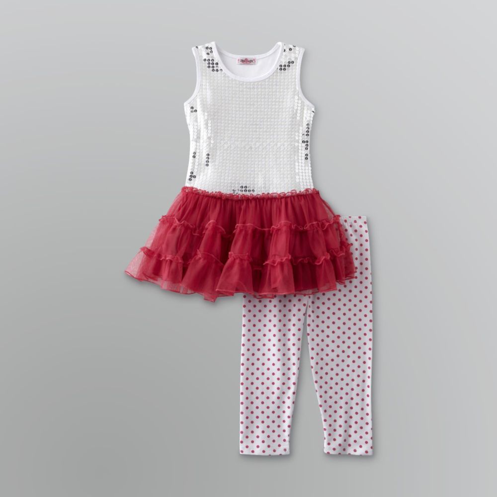 Girl Code Girl's Tank Dress and Leggings