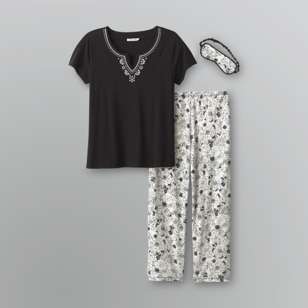 Jaclyn Smith Women's Matched Three-Piece Sleepwear Set at Kmart.com