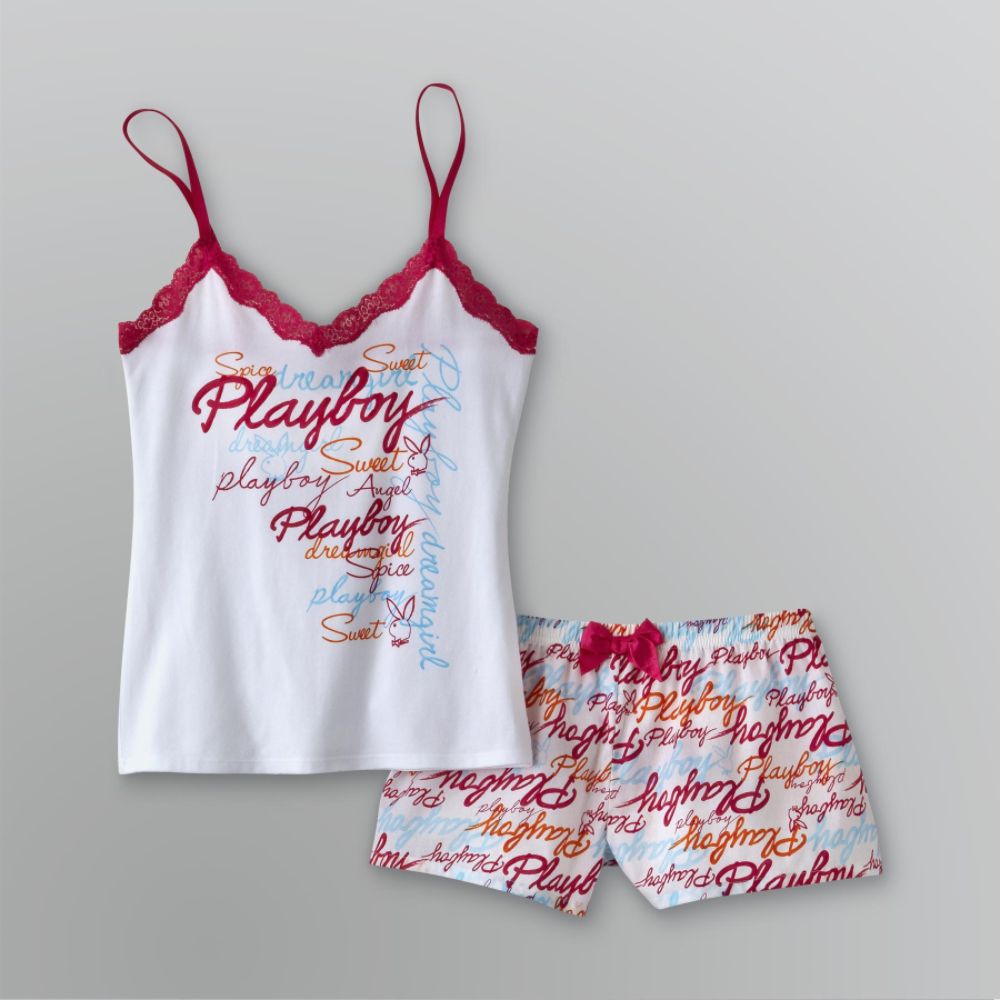 PlayBoy Women's Tank Top and Shorts Sleepwear Set at Kmart.com