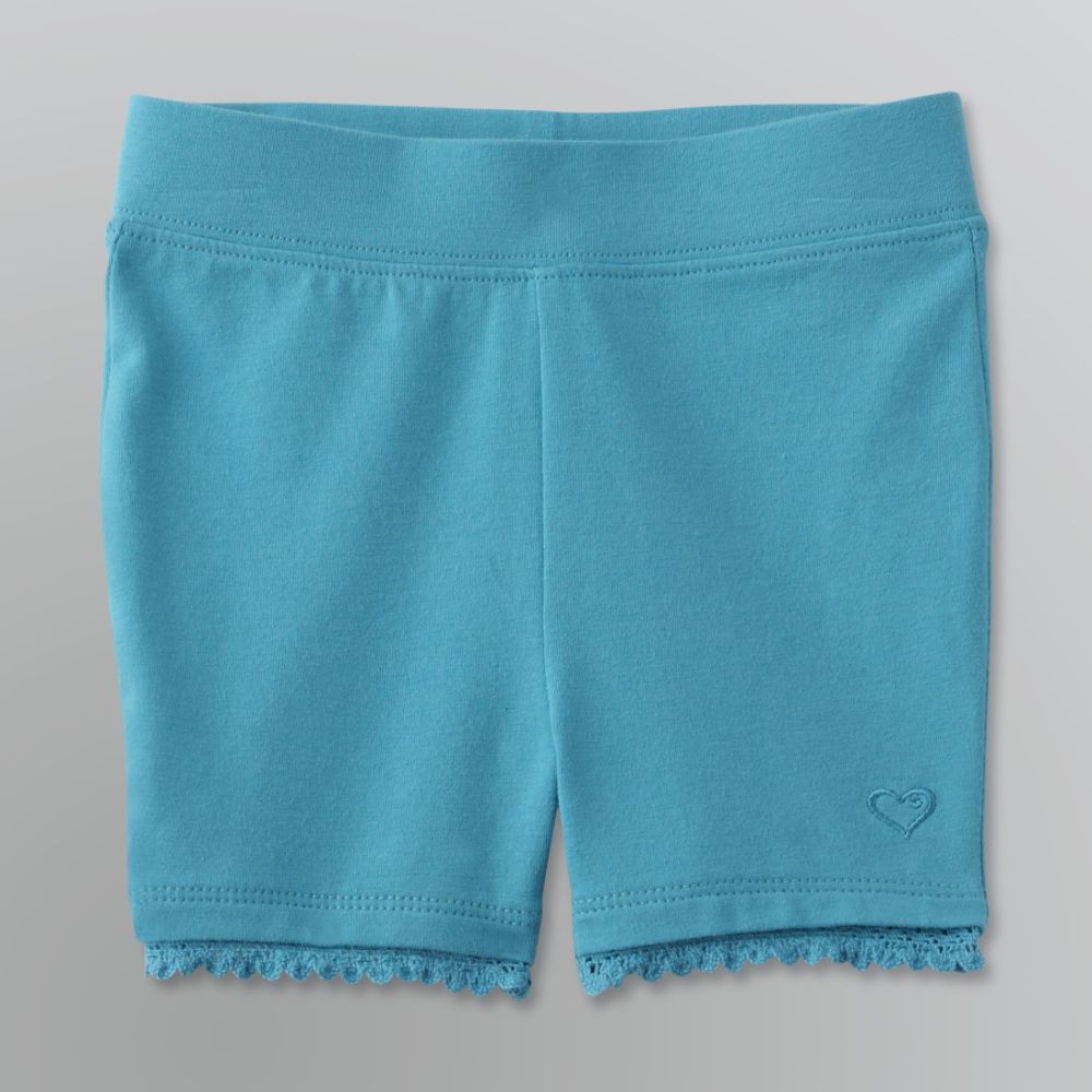 Toughskins Toddler Girl's Lace Edged Bike Shorts at Sears.com
