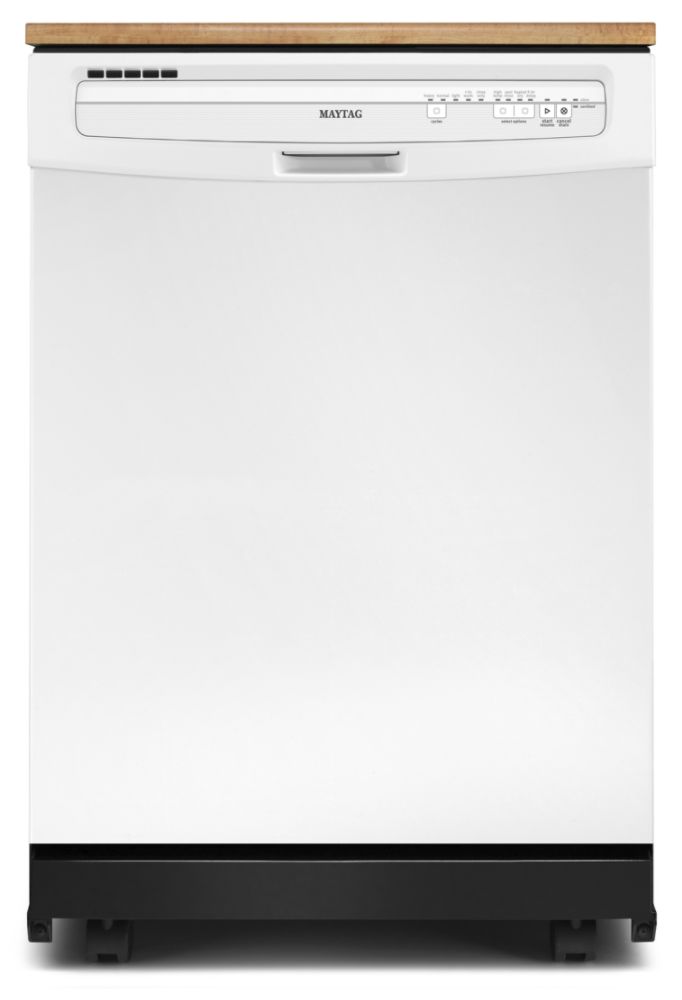 Maytag 24" Portable Jetclean® Plus Dishwasher w/ High-Temp Wash Option - White ENERGY STAR® at Sears.com