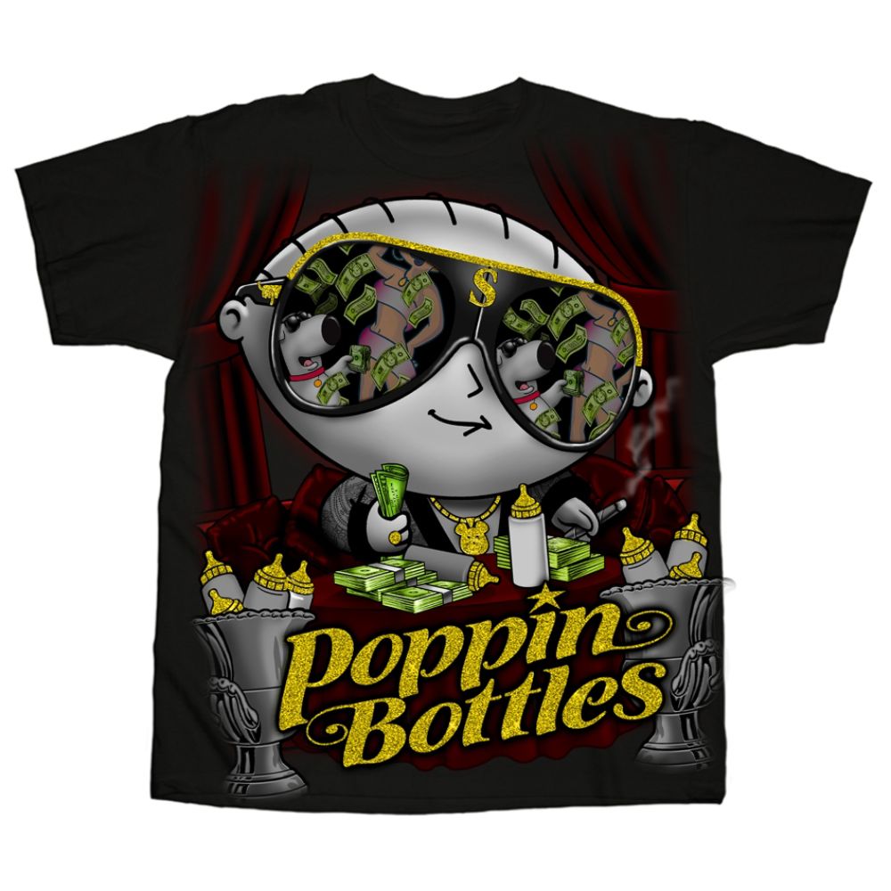 Fox Men's Stewie Graphic Tee Poppin Bottles
