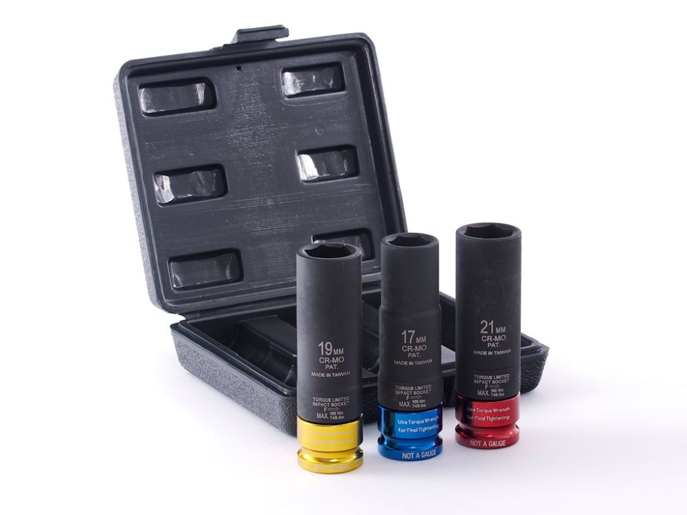 Torque Limiting Impact Socket Set