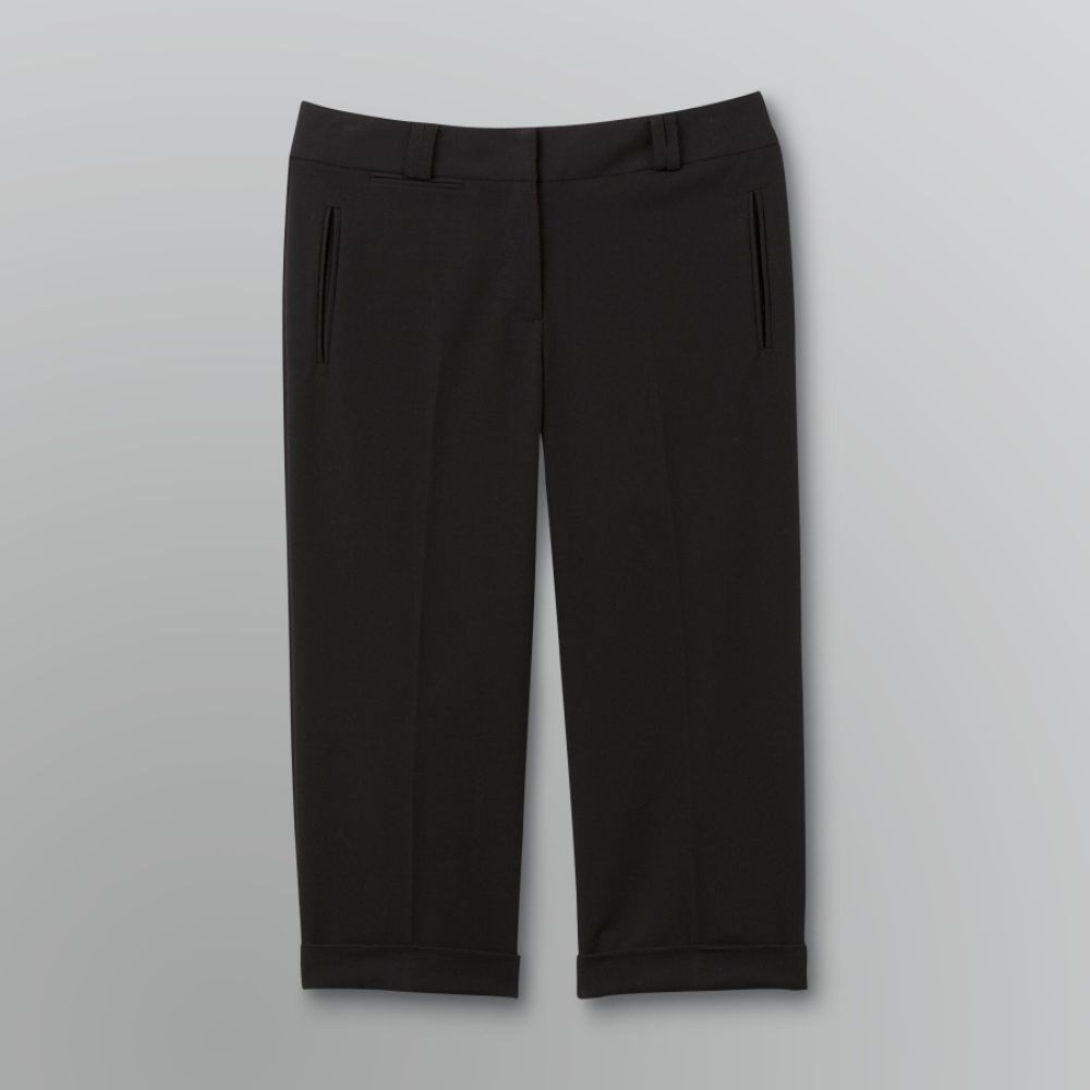 Covington Women's Flat Front Capri Pants at Kmart.com