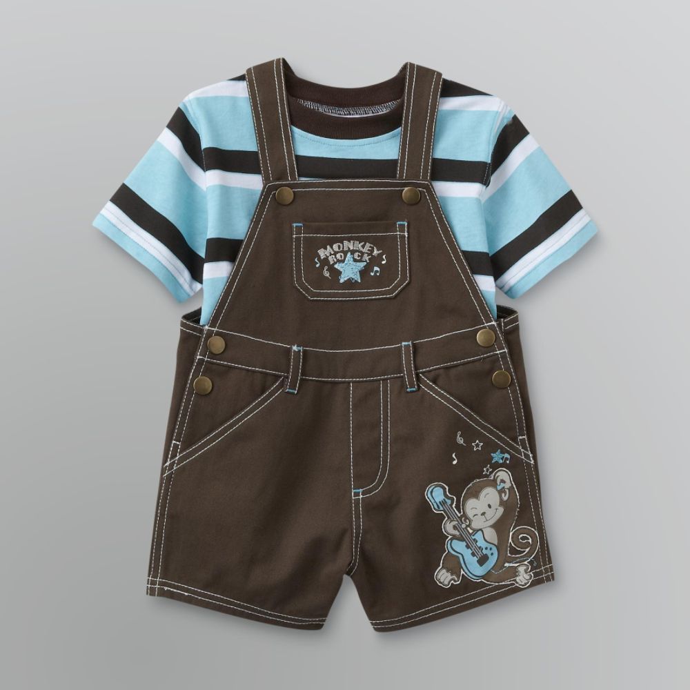 Little Rebel Infant and Toddler Boy's T-shirt and Overalls Set at Sears.com