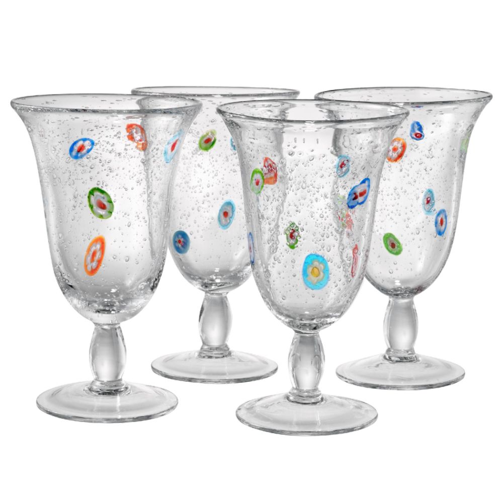 Artland&reg; FIORE FOOTED TEA, 18 OZ., CLEAR set/4 at Sears.com
