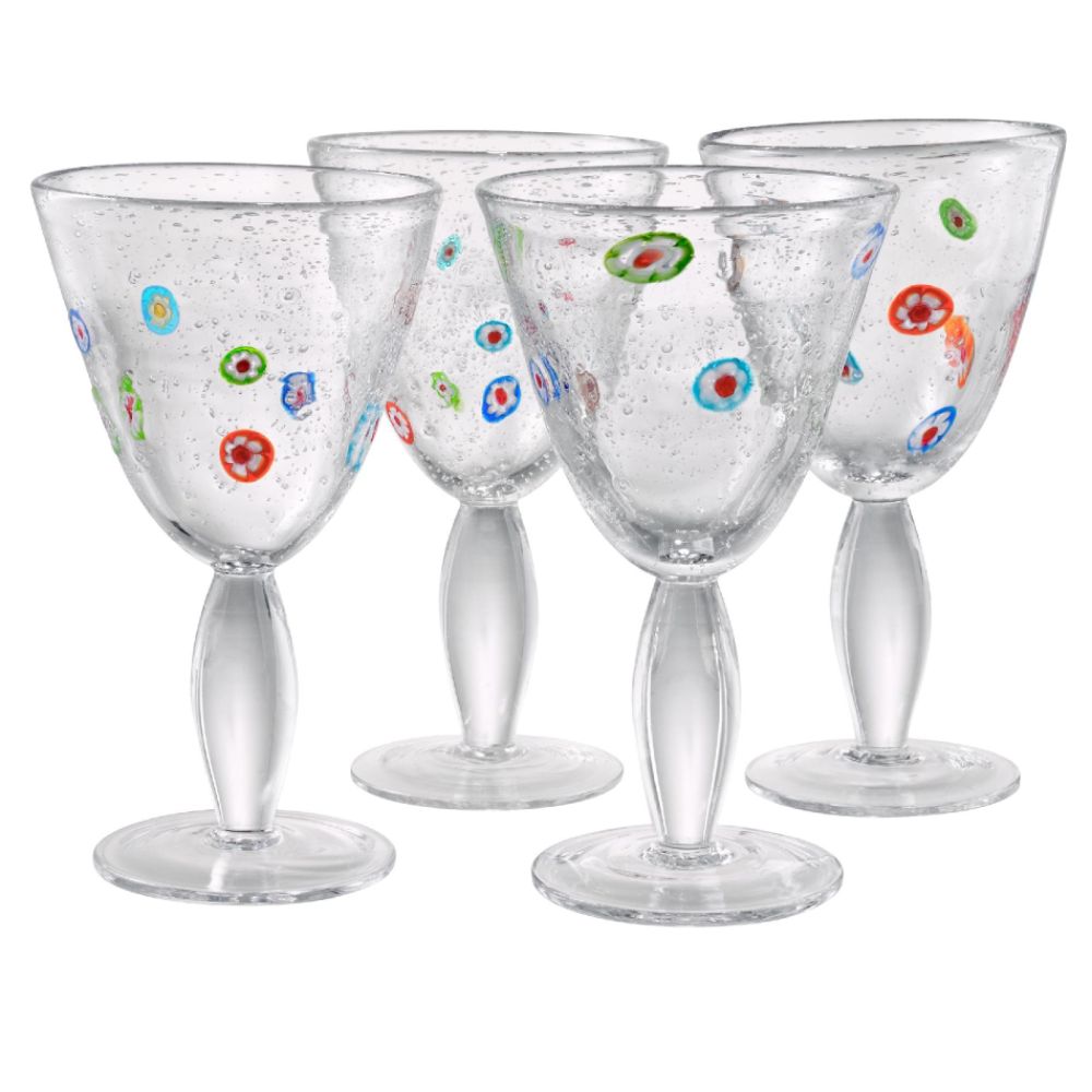 Artland&reg; FIORE GOBLET, 14 OZ., CLEAR  set/4 at Sears.com