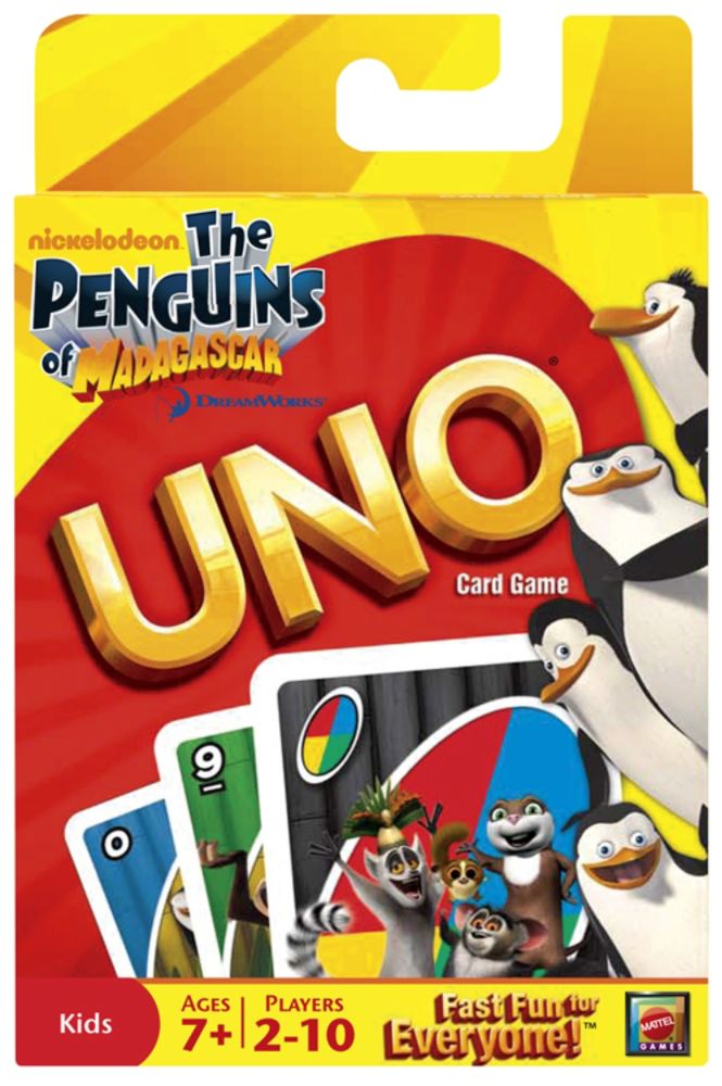 Mattel UNO® Kids Card Game PENGUINS OF MADDAGASCAR at Kmart.com