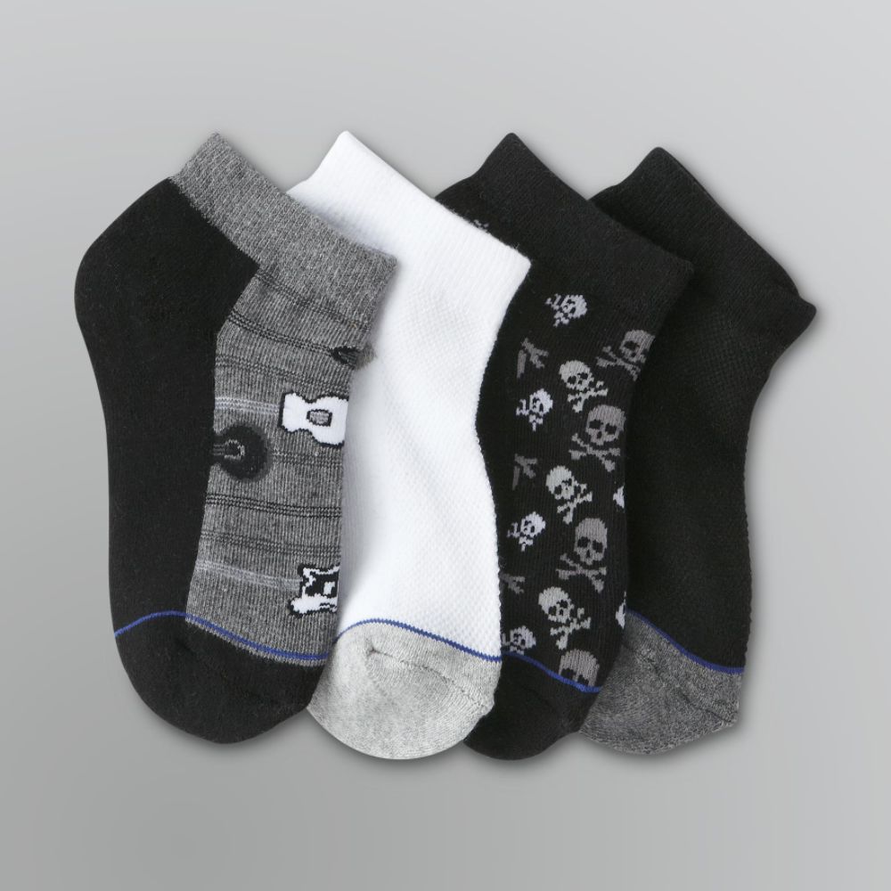 Joe Boxer Boy's Patterned Low-Cut Ankle Socks