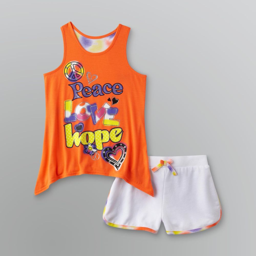 Piper & Blue Girl's Racerback Tank Top and Shorts Set at Kmart.com