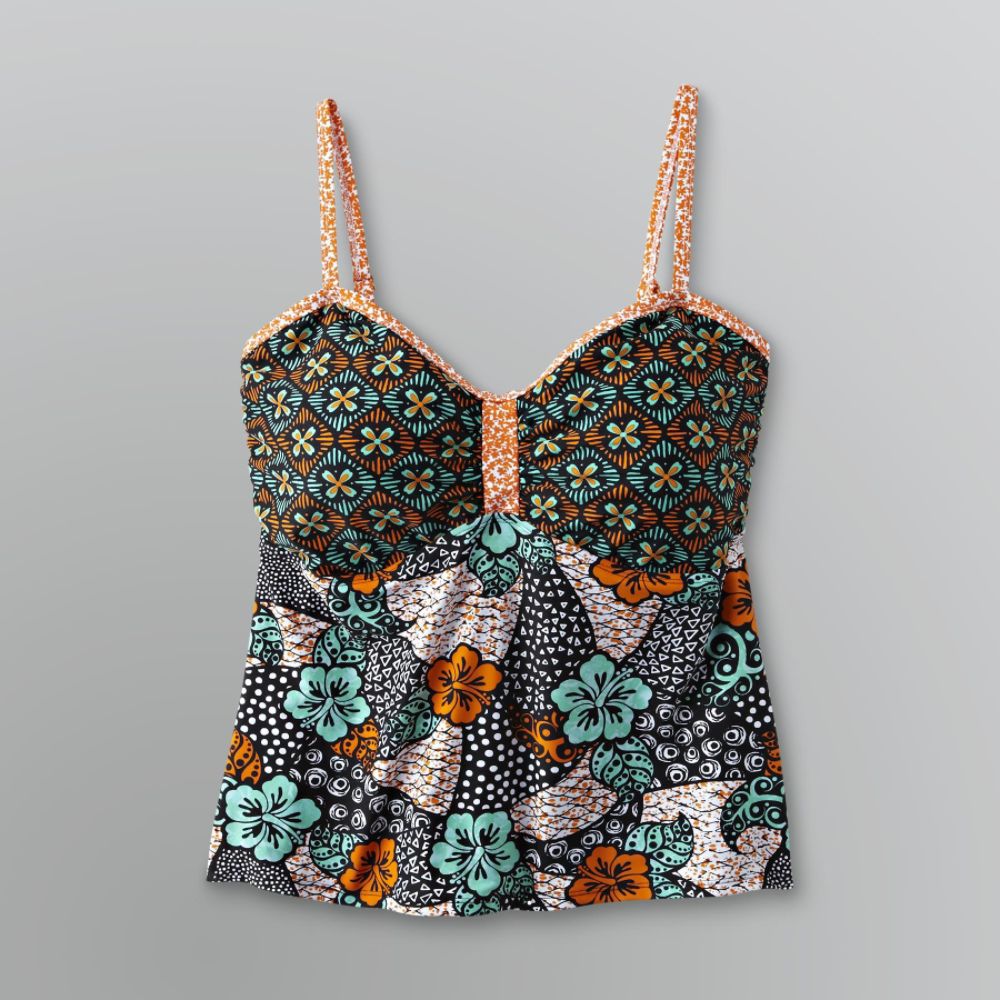 Joe Boxer Junior's Plus Aloha Tankini Swim Top at Kmart.com