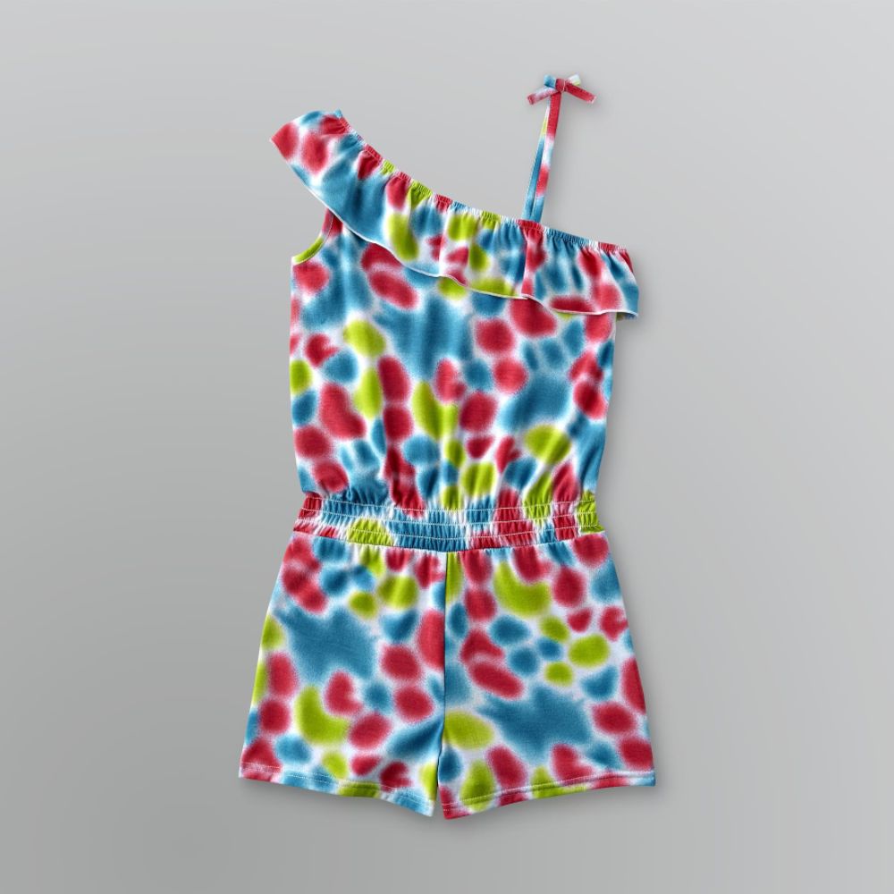 Piper & Blue Girl's One Shoulder Asymmetrical Romper at Kmart.com