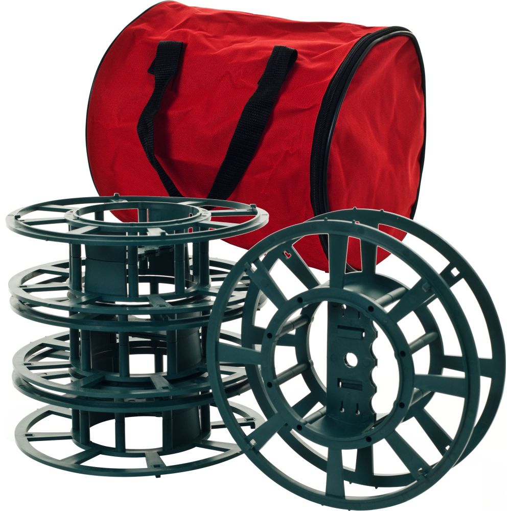 Trademark Home Set of 4 Extension Cord or Christmas Light Reels with Bag at Sears.com