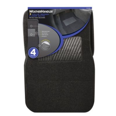 WeatherHandler 4 piece carpet floor mat with rubber heelpad at Sears.com