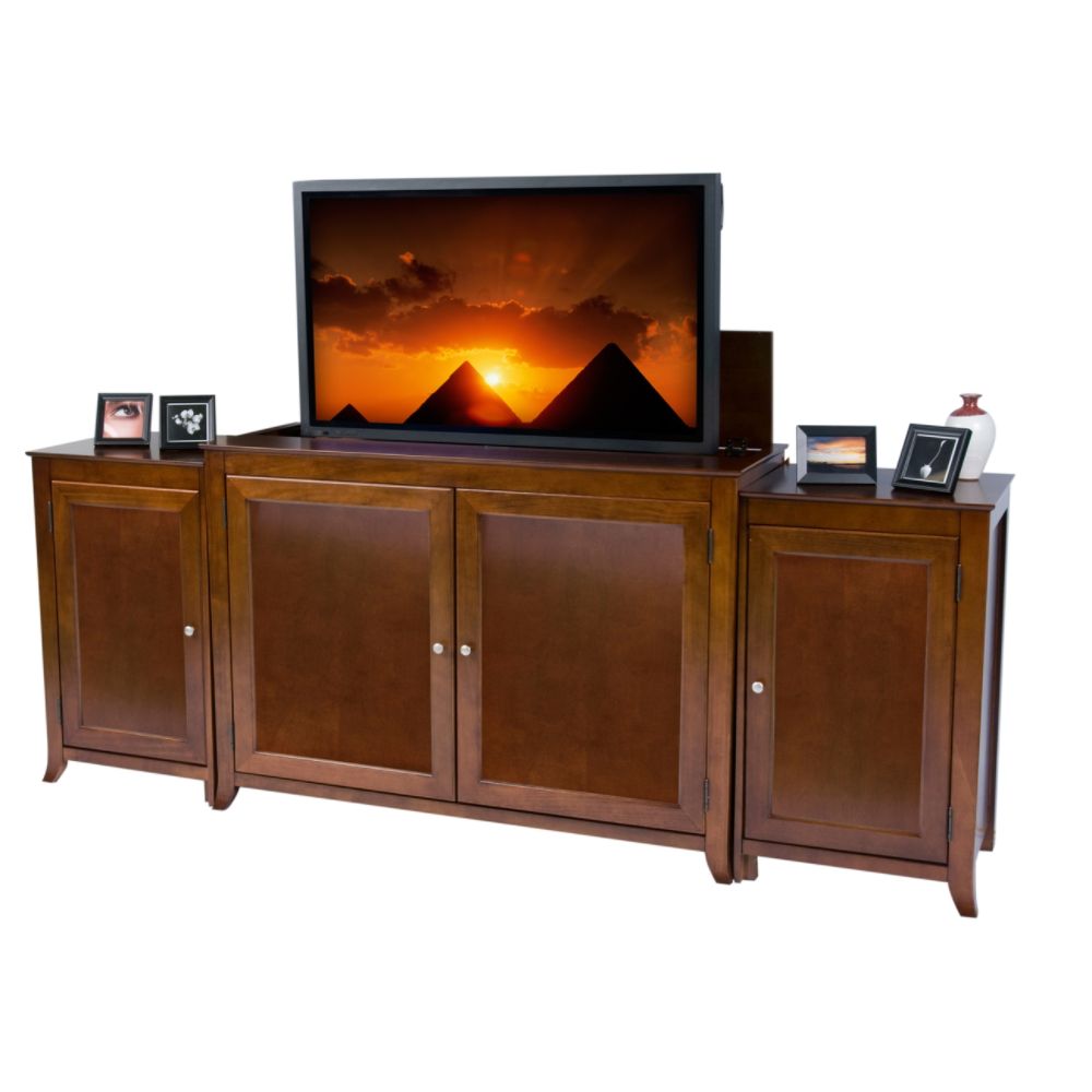 Touchstone Berkeley Cherry TV Lift Cabinet With Side Cabinets For Flat Screen TV's Up To 55" at Kmart.com