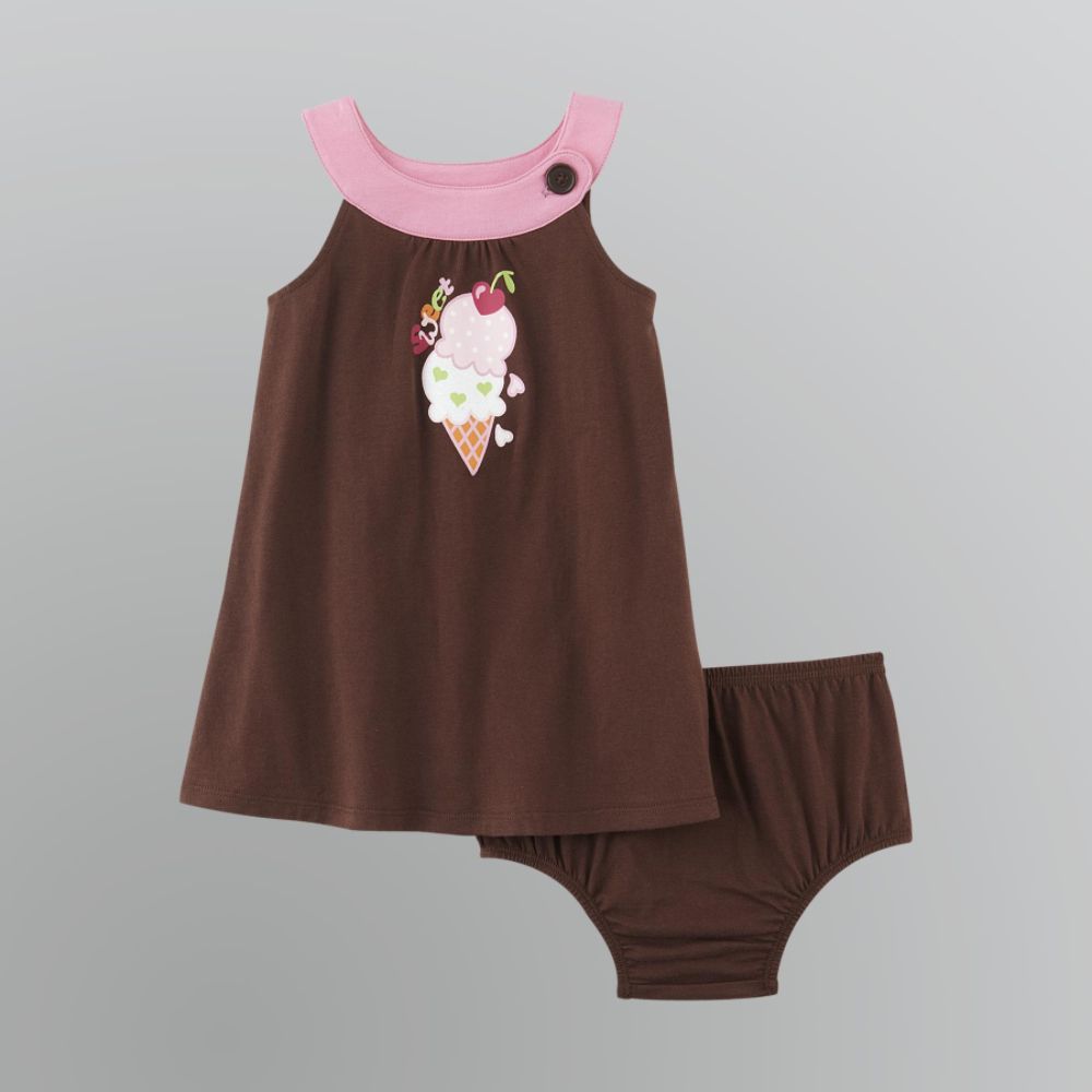 WonderKids Girl's Ice Cream Trapeze Dress Set at Kmart.com